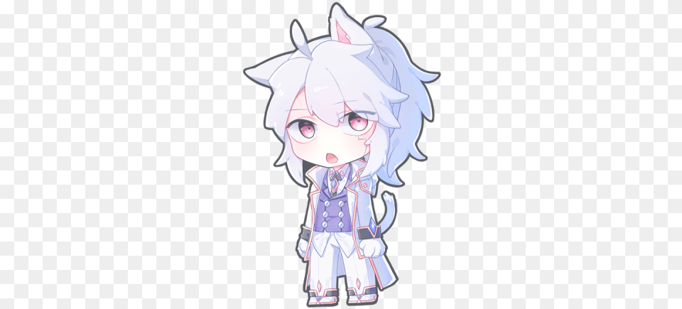 Anime Cat Chibi Anime Kawaii Anime Fan Art Add Elsword Add Fan Art Chibi, Book, Comics, Publication, Baby Png