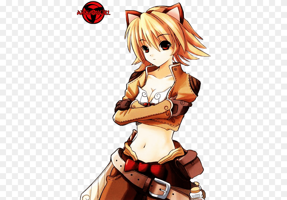 Anime Cat Girl Mechanic, Book, Comics, Publication, Adult Free Png Download