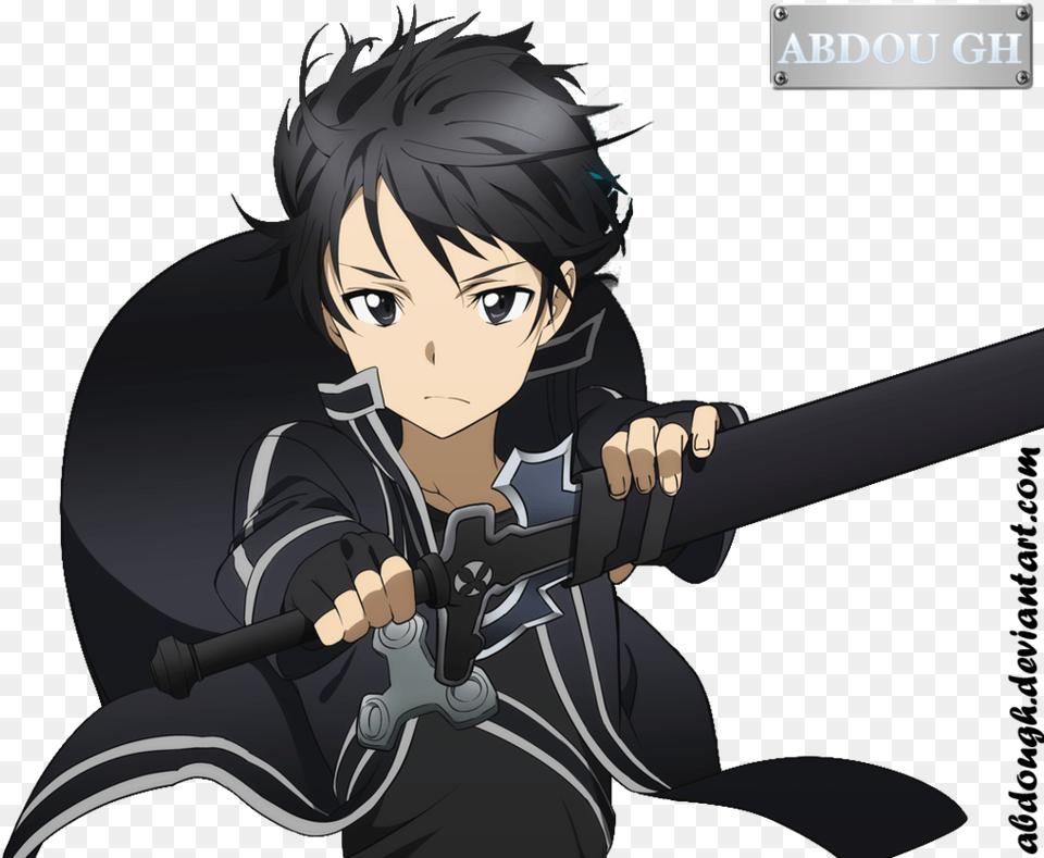 Anime Character Appreciation Sword Art Online Asuna Dan Kirito, Book, Comics, Publication, Baby Free Png Download