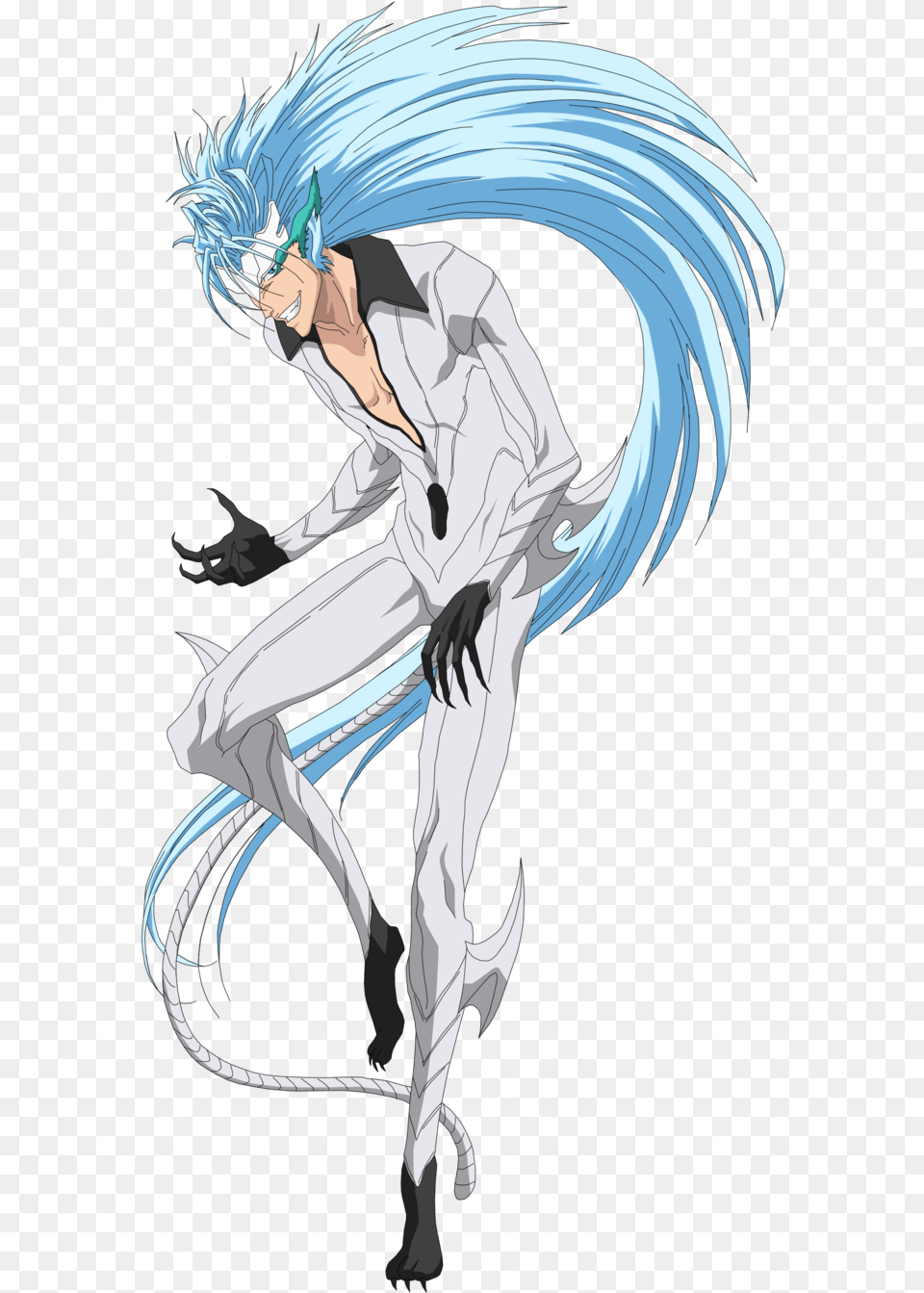 Anime Character Drawing Bleach Anime Bleach Characters Bleach Grimmjow Resurrection, Book, Comics, Publication, Adult Free Transparent Png