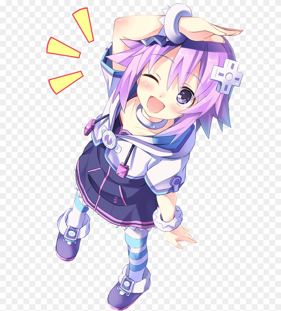 Anime Character With Light Purple Hair, Book, Comics, Publication, Baby Free Png