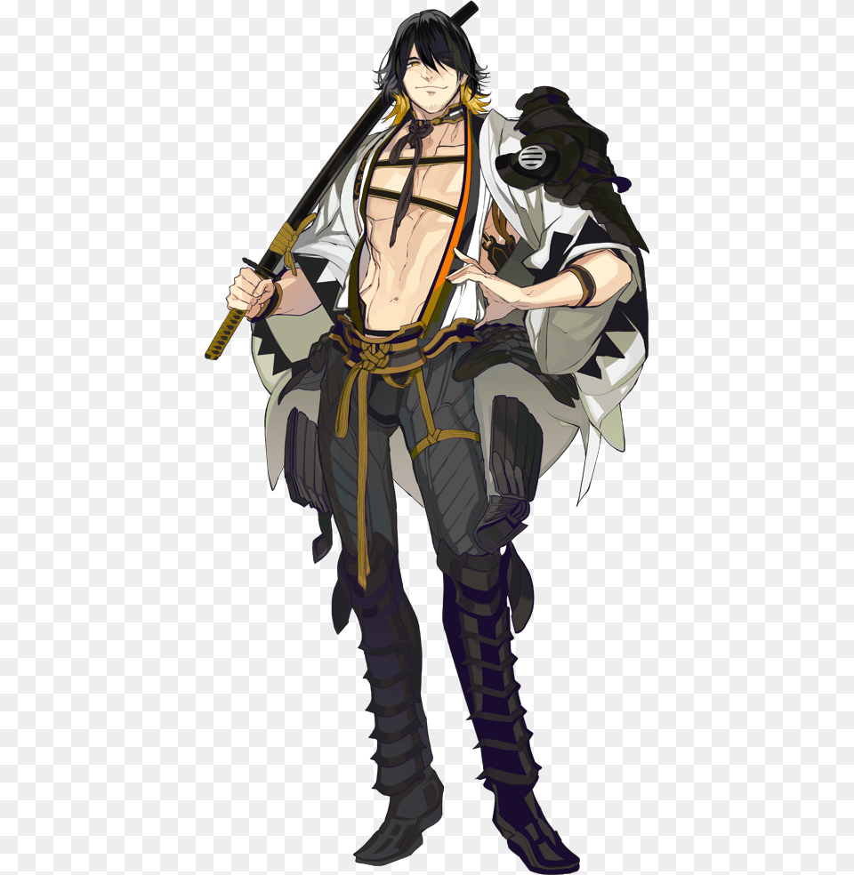 Anime Characters Touken Ranbu Characters, Book, Comics, Publication, Person Free Transparent Png