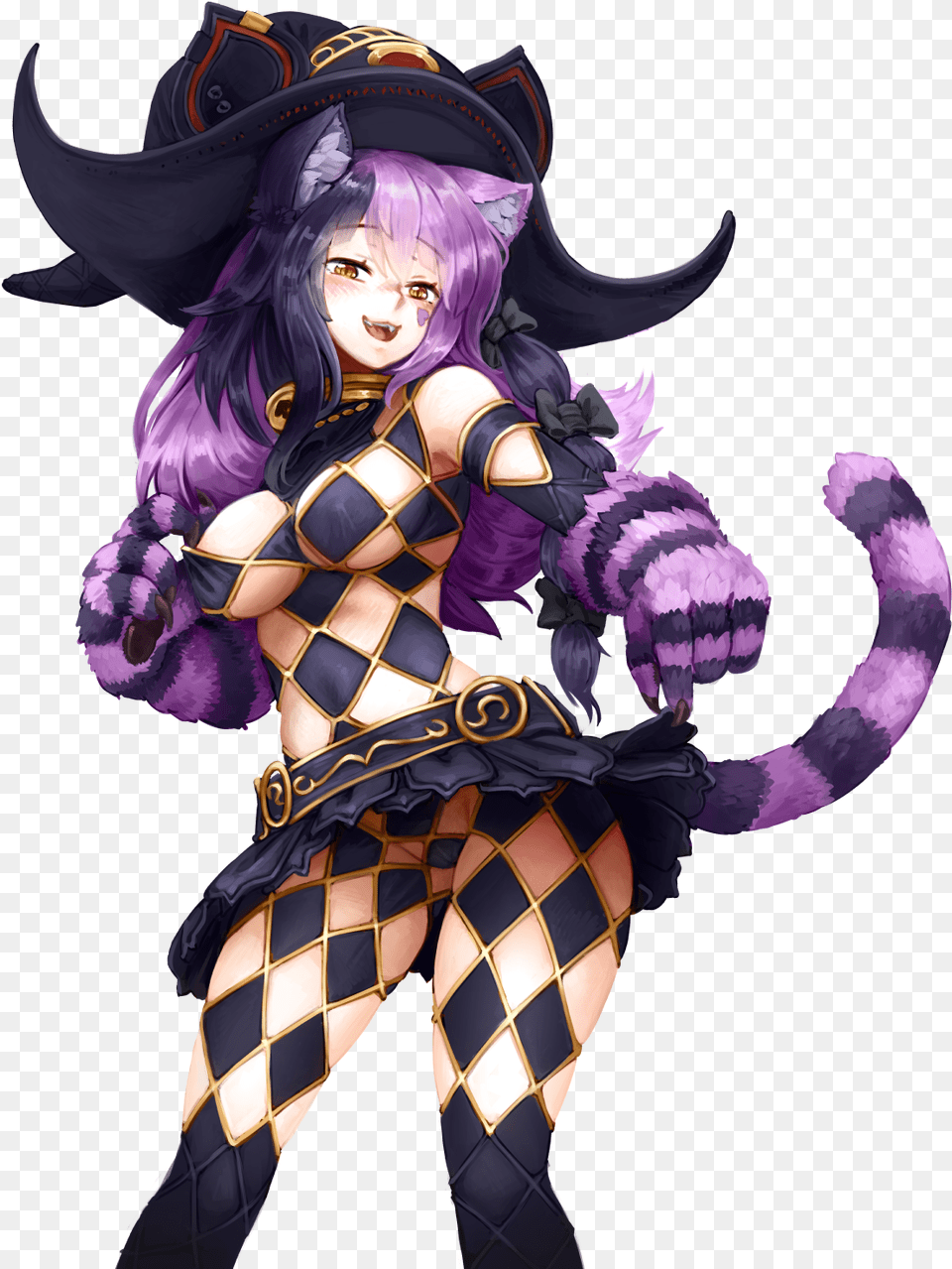 Anime Cheshire Cat Girl Download Cheshire Cat Anime Girl, Book, Clothing, Comics, Costume Free Png