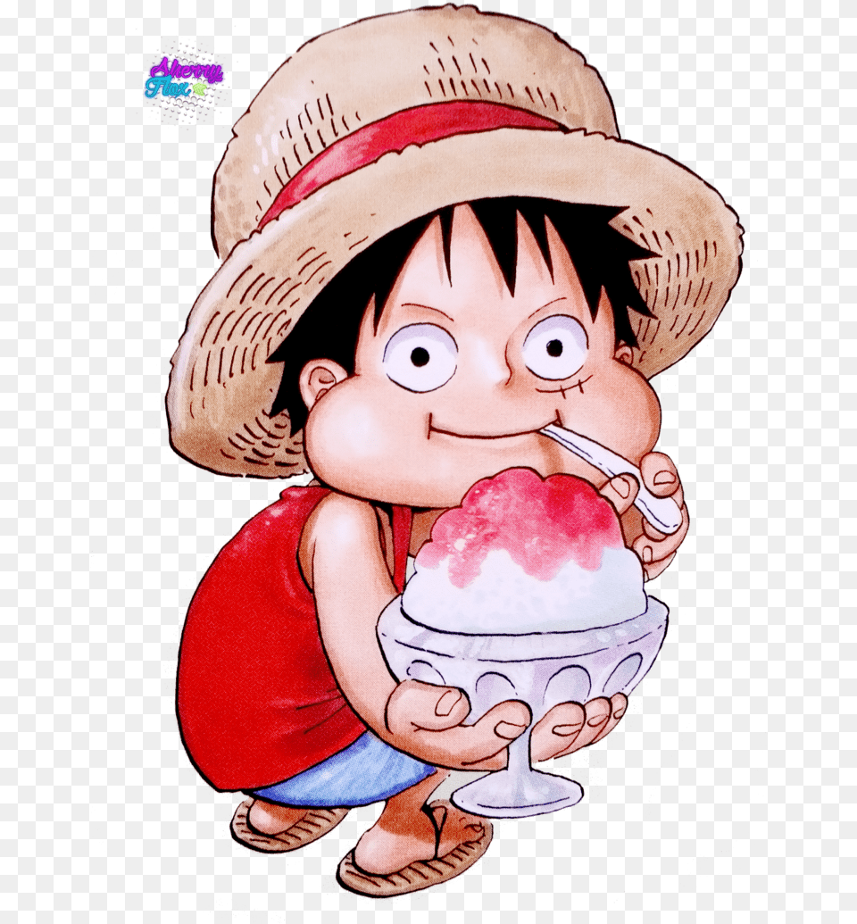 Anime Chibi And One Piece Weekly Shonen Jump, Baby, Person, Clothing, Hat Free Transparent Png