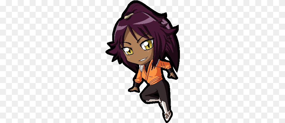 Anime Chibi Bleach Bleach Chibi Yoruichi By Zantyarz Bleach Chibi Yoruichi, Book, Comics, Publication, Person Free Png