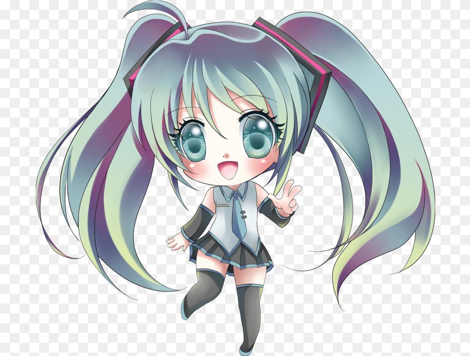 Anime Chibi Girl Chibi Anime Background, Book, Comics, Publication, Baby Free Transparent Png