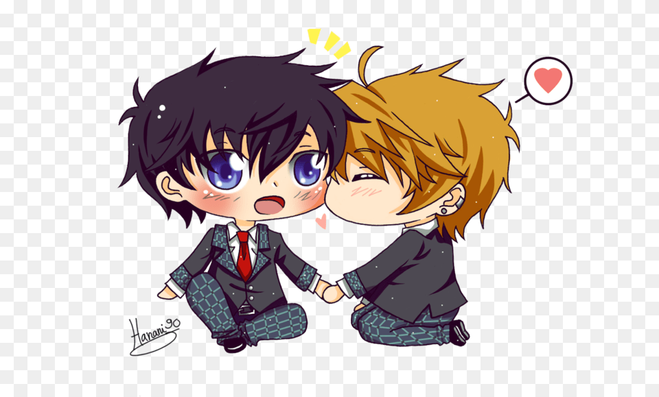 Anime Chibi Yaoi, Book, Comics, Publication, Baby Free Png