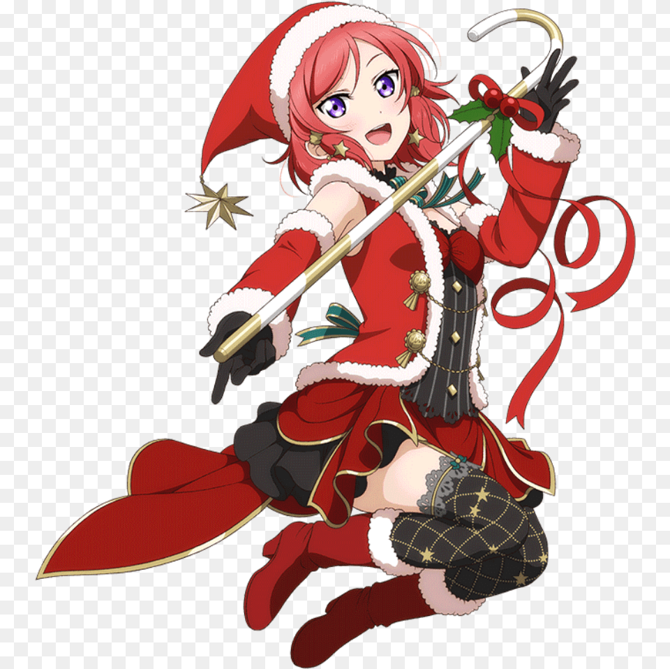 Anime Christmas Anime Christmas Photo Girl, Book, Comics, Publication, Baby Free Transparent Png