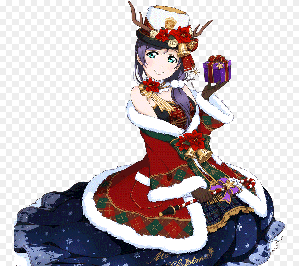 Anime Christmas Twitter Header, Clothing, Costume, Person, Book Free Transparent Png