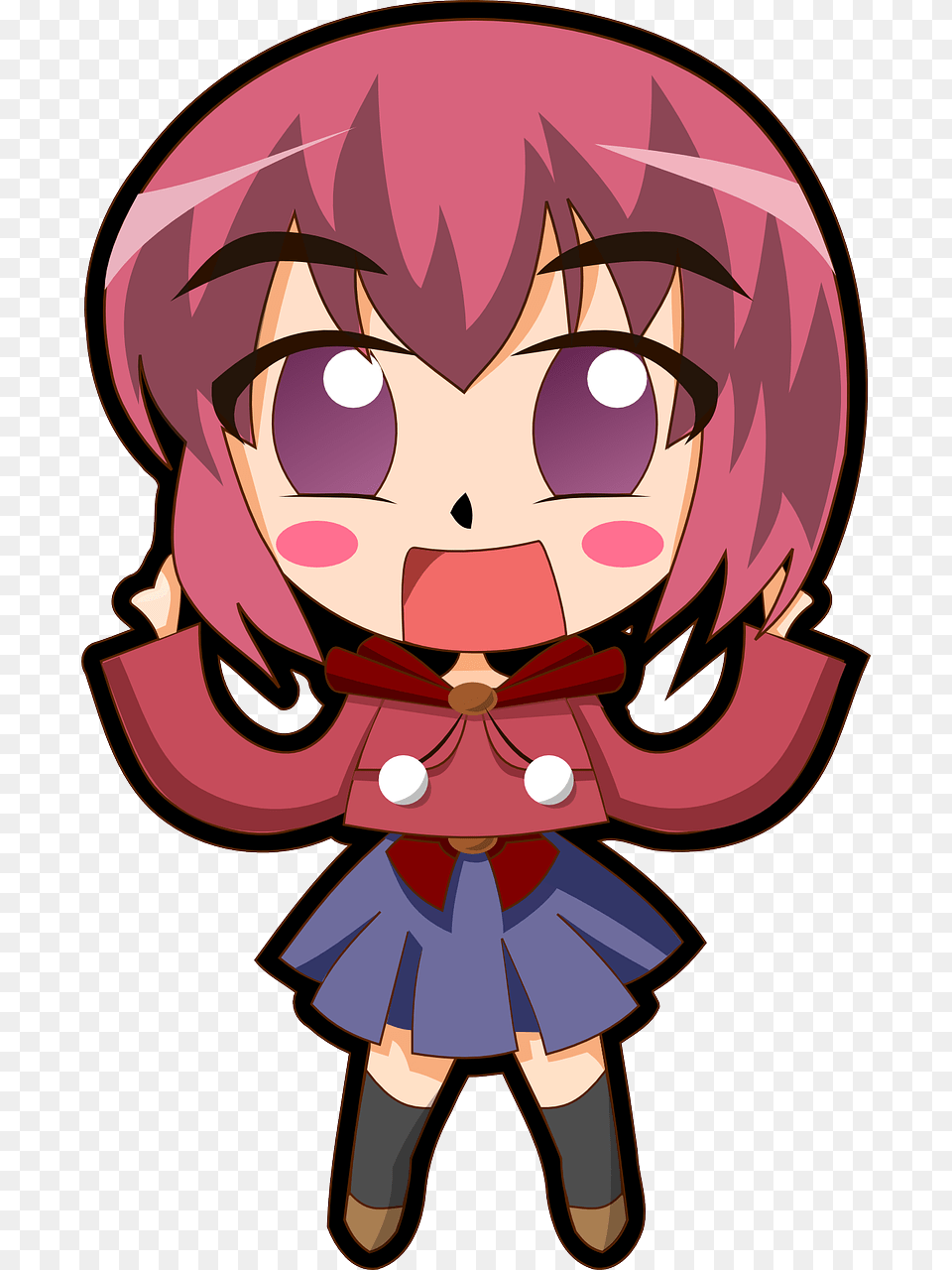 Anime Clipart, Book, Comics, Publication, Baby Png