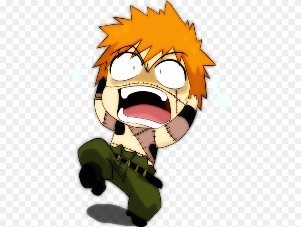 Anime Clipart Bleach Bleach Ichigo Kurosaki Chibi, Book, Comics, Publication, Baby Free Png Download