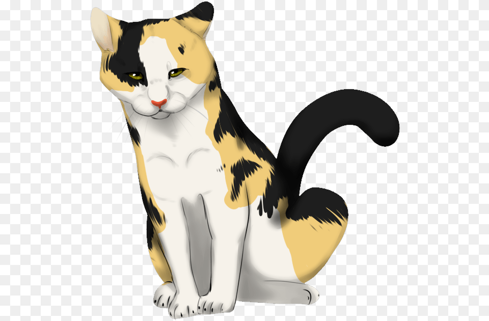 Anime Clipart Cute Cat Calico Cat Clip Art, Animal, Mammal, Pet, Person Png Image