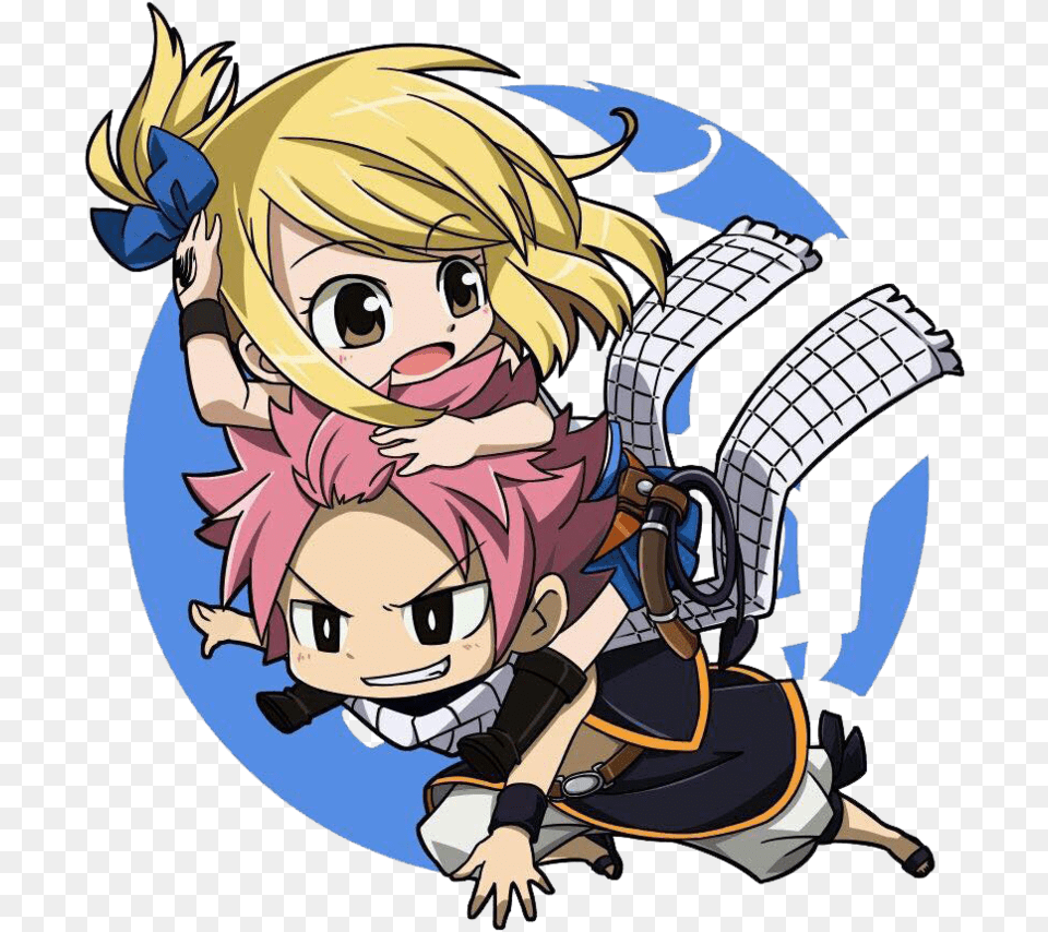 Anime Clipart Fairy Tail Anime Chibi Of Fairy Tail, Book, Comics, Publication, Baby Free Png Download