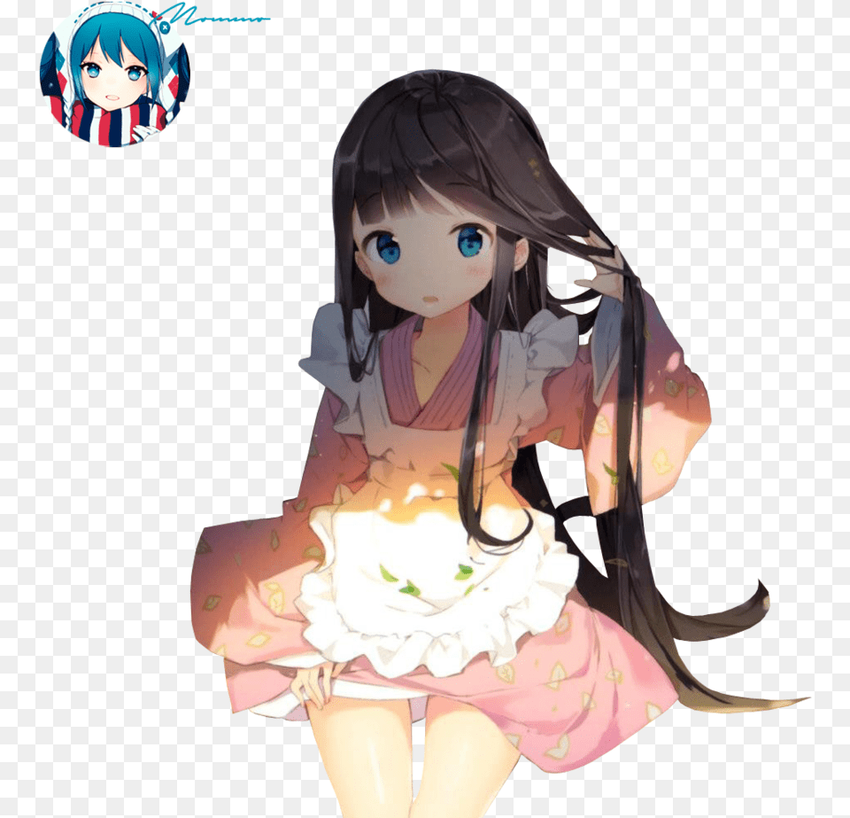 Anime Clipart Rendered Kawaii Anime Girl Render, Book, Comics, Publication, Baby Free Png