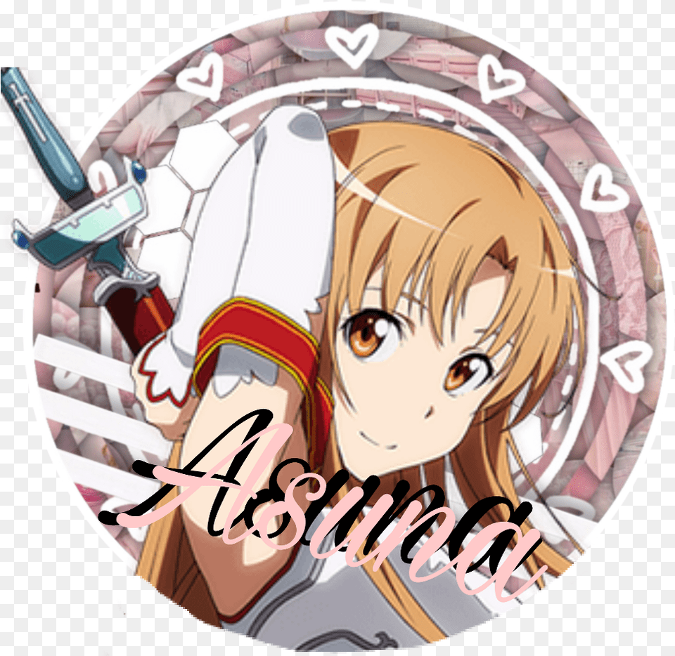 Anime Clipart Sao Asuna, Book, Comics, Publication, Person Free Png Download