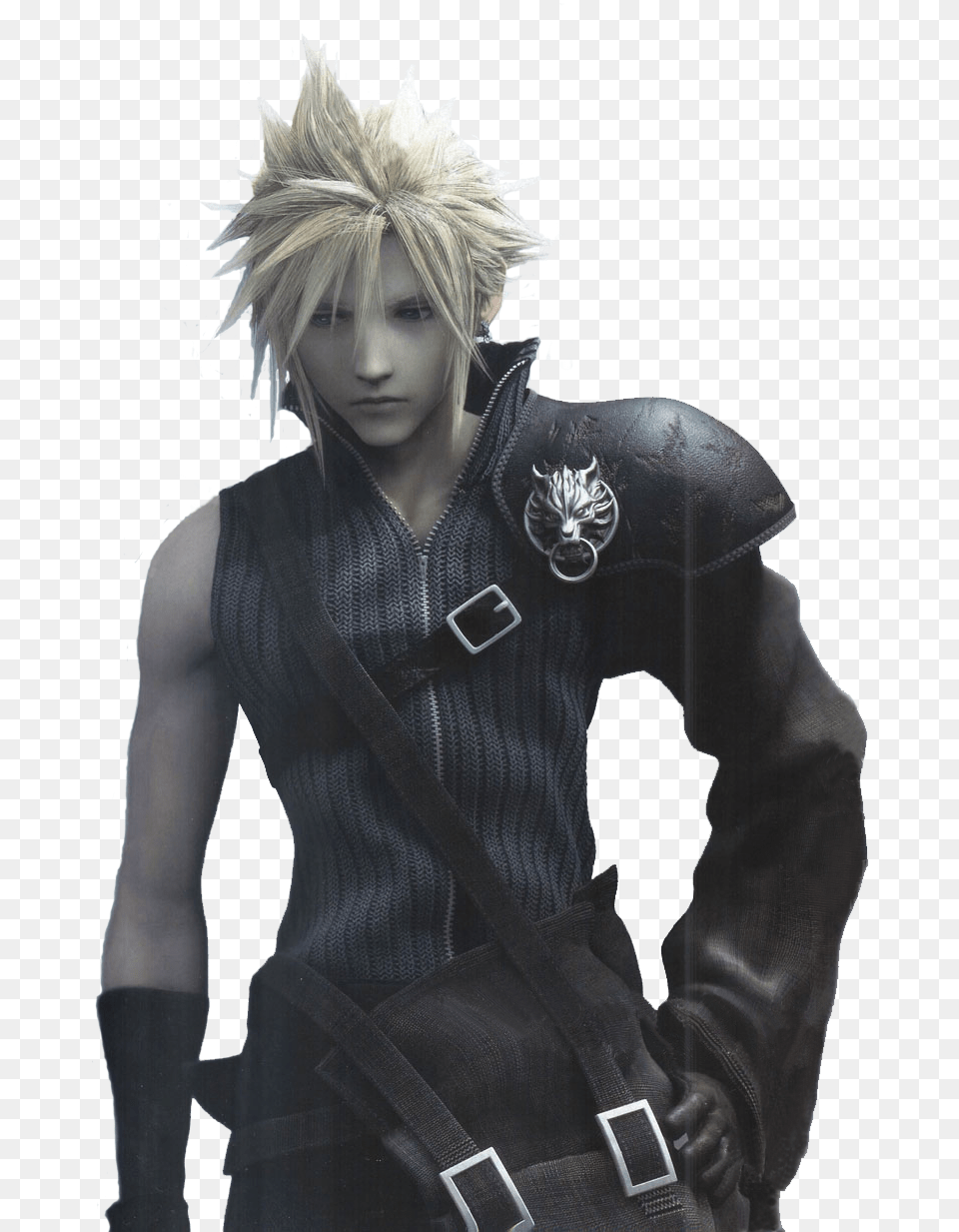 Anime Cloud Strife Final Fantasy Advent Children Cloud, Person, Clothing, Costume, Adult Png