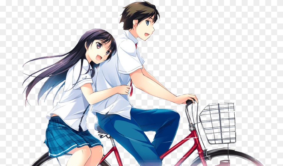 Anime Couple Bike Ride, Publication, Book, Comics, Adult Png