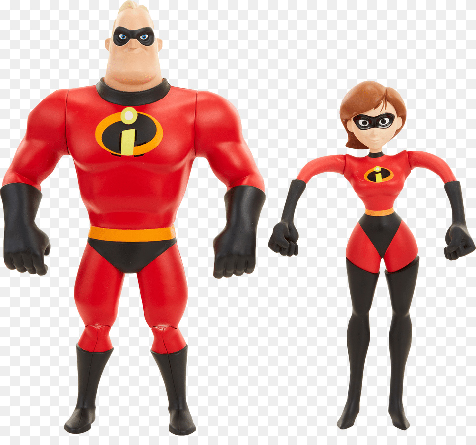 Anime Couple Power Couple Mr Incredible Elastigirl, Baby, Person, Clothing, Spandex Png Image
