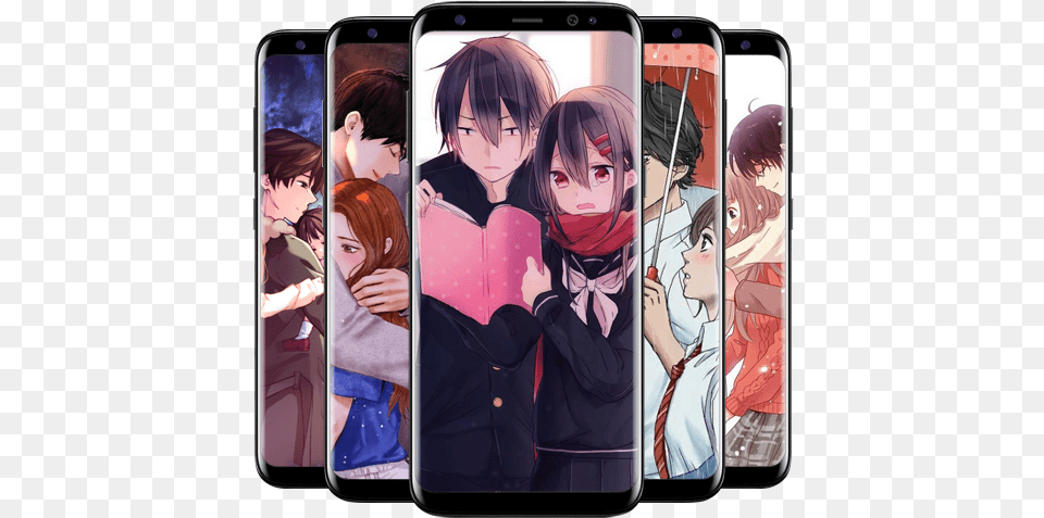 Anime Couple Wallpaper U2013 Apps 12, Publication, Book, Comics, Electronics Png Image