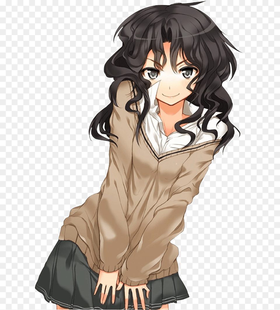 Anime Curly Hair Wavy Messy Anime Characters With Curly Hair, Adult, Publication, Person, Female Free Transparent Png