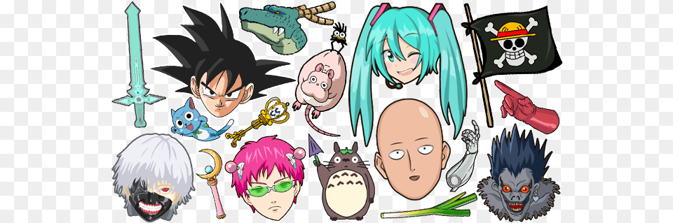 Anime Custom Cursor Browser Extension Cartoon, Publication, Book, Comics, Baby Png