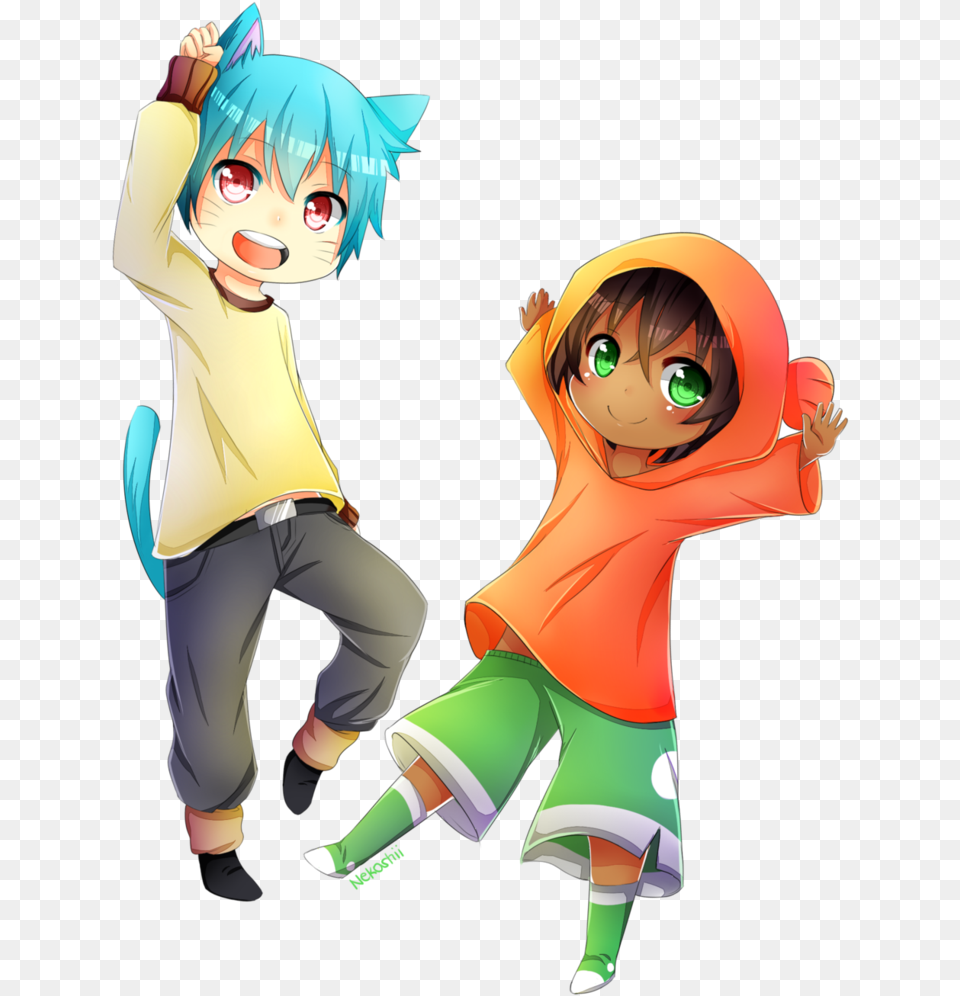 Anime Darwin And Gumball Amazing World Of Gumball Human Form, Book, Comics, Publication, Person Png Image