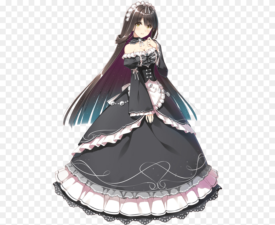 Anime Doll Girl Render, Gown, Formal Wear, Fashion, Publication Free Png