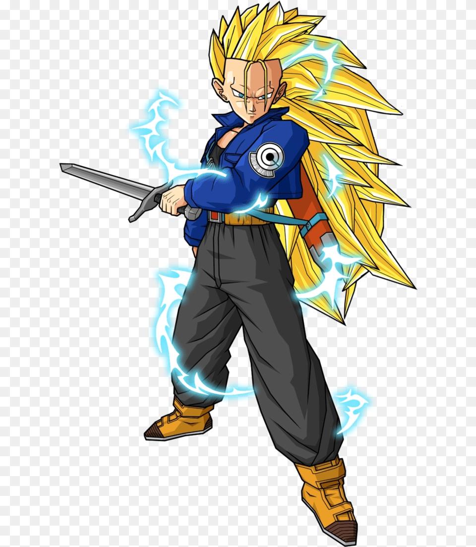 Anime Dragon Ball Super Trunks Trunks, Book, Comics, Publication, Baby Png Image