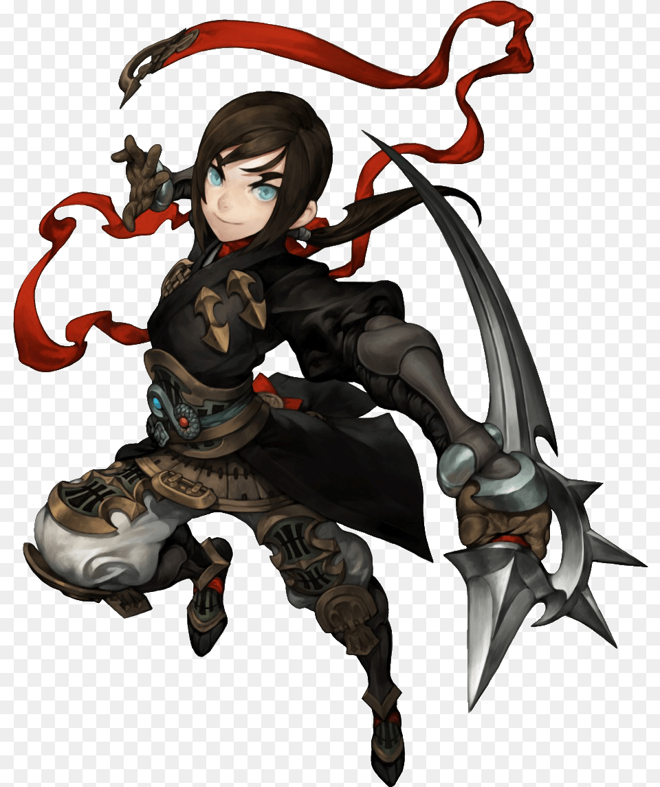 Anime Dragon Nest Assassin Dragon Nest Light Fury, Head, Person, Face, Weapon Free Png Download