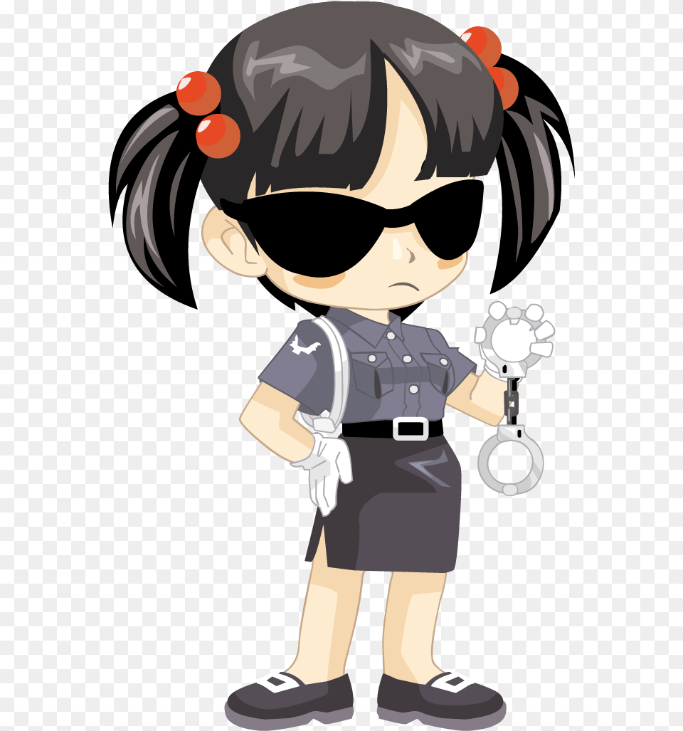 Anime Drawing Clip Art Police Woman Anime, Book, Comics, Publication, Baby Free Transparent Png