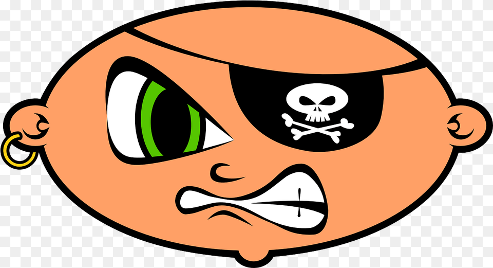 Anime Eye Patch Girls Forevergeek Pirate Face Clipart, Head, Person, Accessories, Baby Free Transparent Png