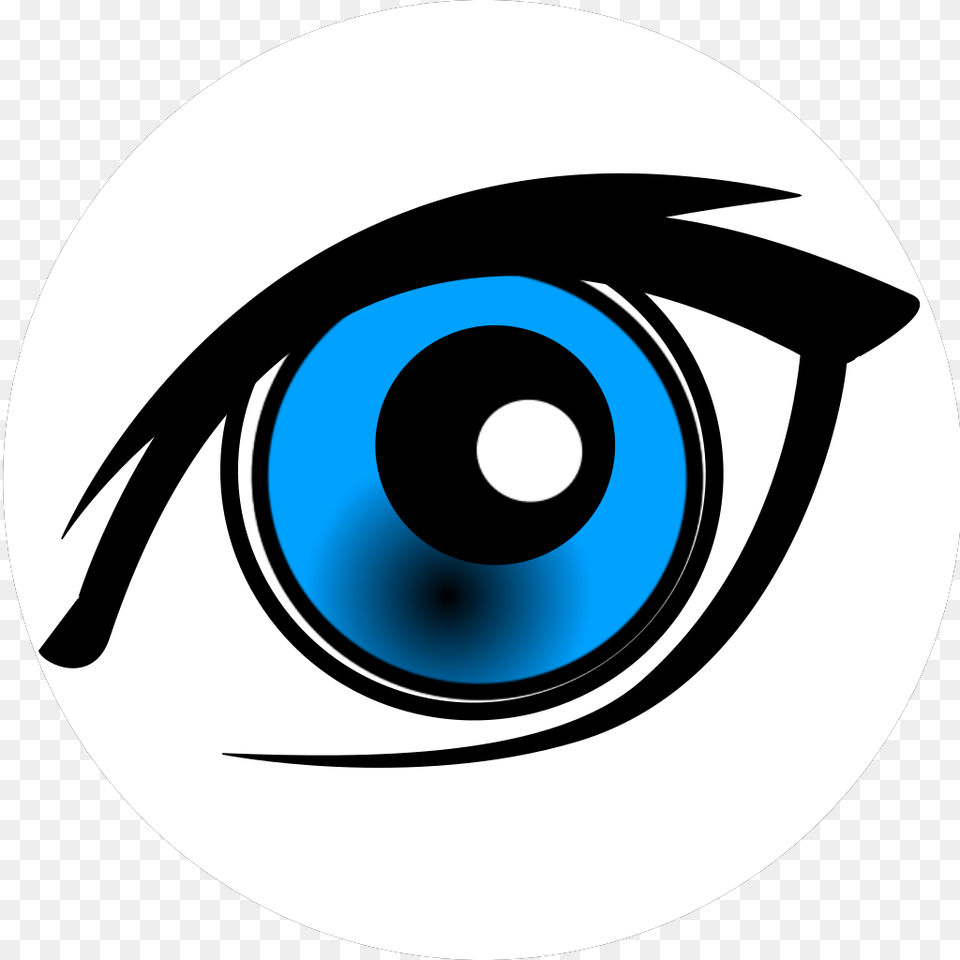 Anime Eye Svg Clip Art For Web Eye Cartoon, Disk Free Png Download