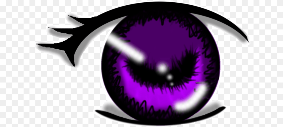 Anime Eyes 1png Purple Anime Eyes Transparent, Sphere Free Png Download
