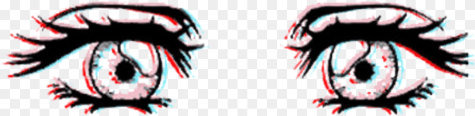 Anime Eyes Blurry Freetoedit Crying Anime Eyes Transparent, Animal, Dinosaur, Reptile, Dragon Png Image