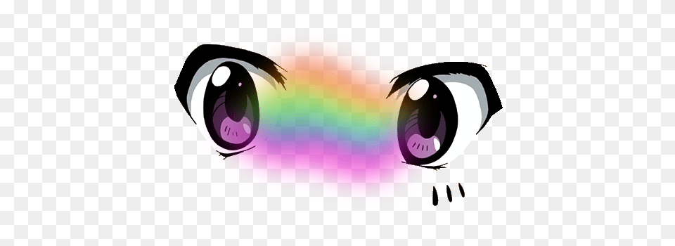 Anime Eyes Cute Tumblr Vaporwave, Art, Graphics, Disk, Electronics Png Image