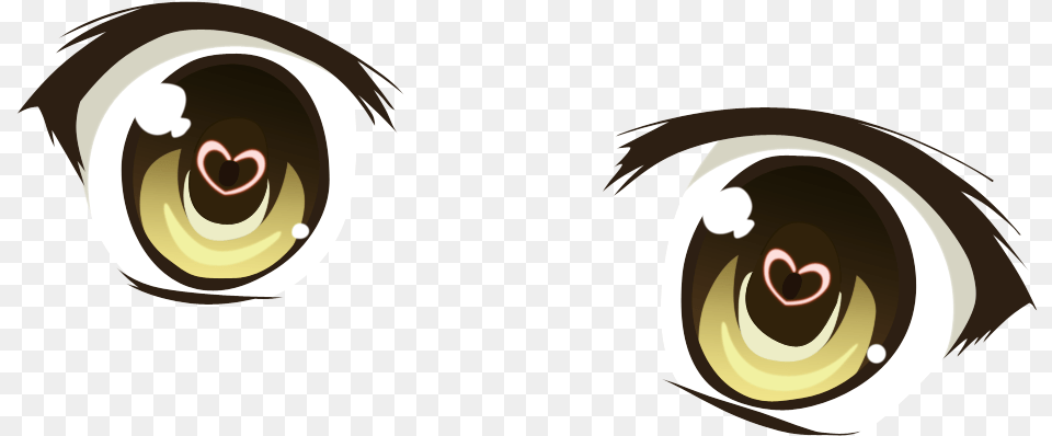 Anime Eyes Transparent For On Mbtskoudsalg Brown Anime Eyes Transparent, Accessories, Earring, Jewelry, Art Free Png Download