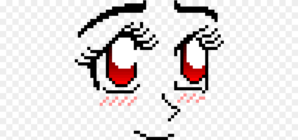 Anime Face Anime Face Pixel Art Png Image