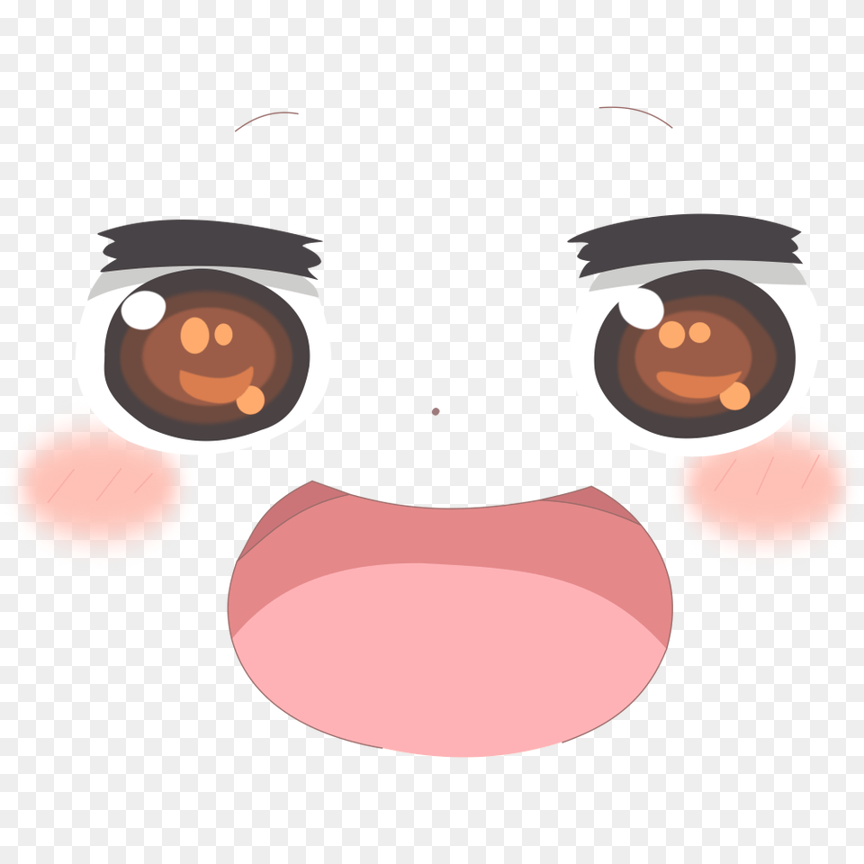Anime Face Anime Face Transparent Background, Body Part, Mouth, Person, Astronomy Png Image