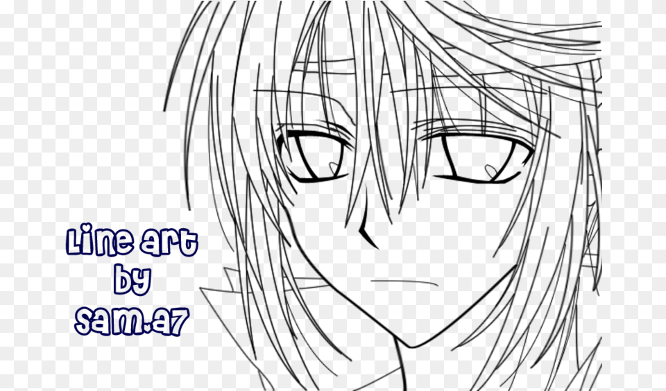 Anime Face Line Art Download Coloring Pages Png Image