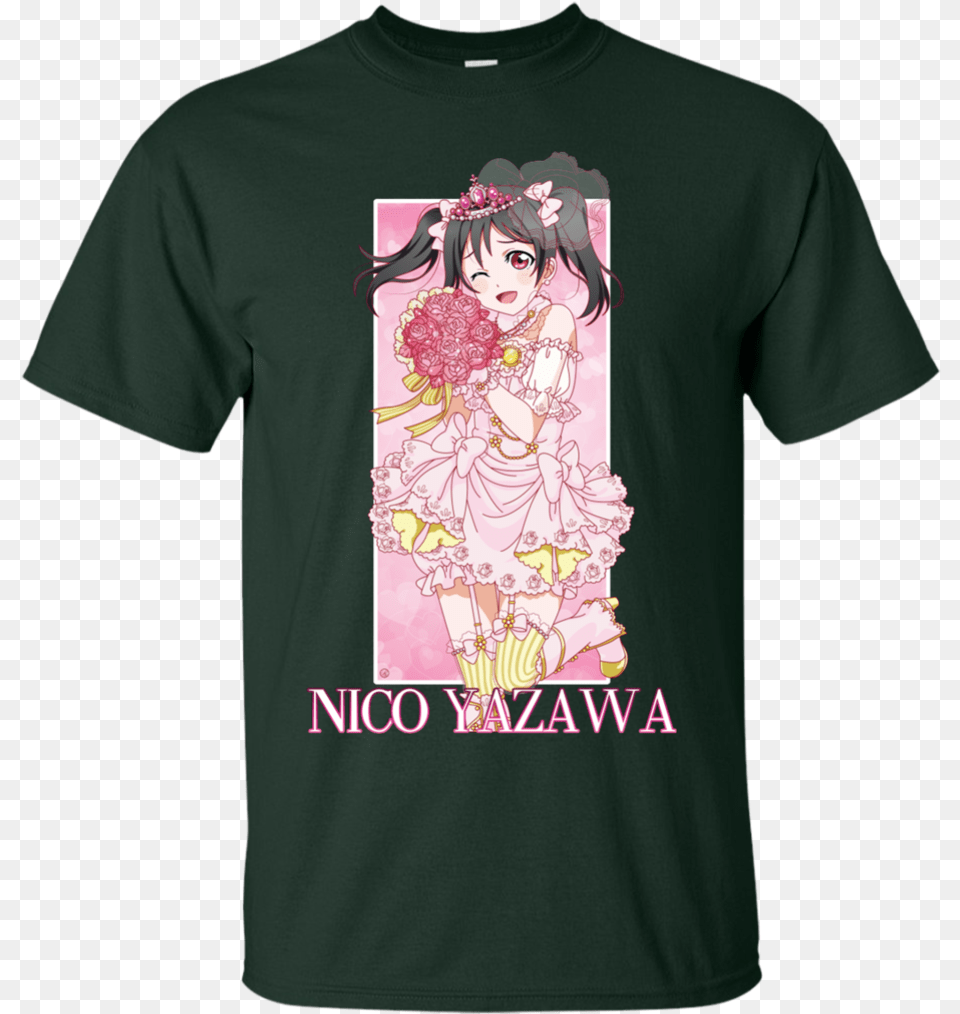 Anime Face Love Live Nico Yazawa New Version T Shirt U0026 Hoodie, Clothing, T-shirt, Book, Publication Png Image