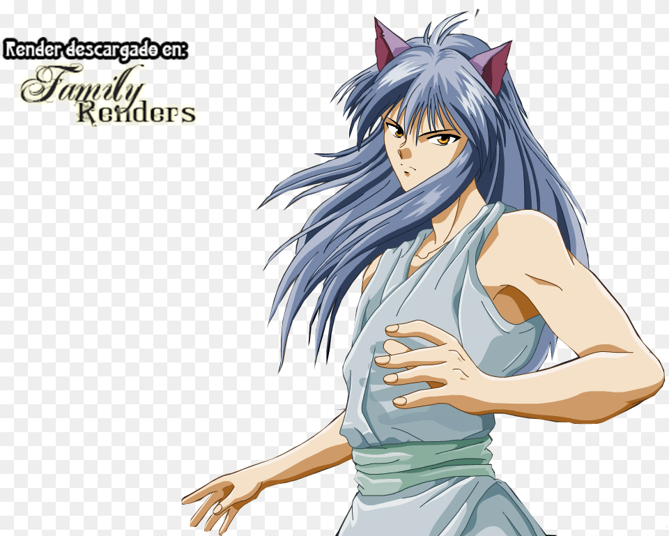 Anime Family Renders Yoko Kurama Kurama Yu Yu Hakusho, Book, Comics, Publication, Adult Free Png Download