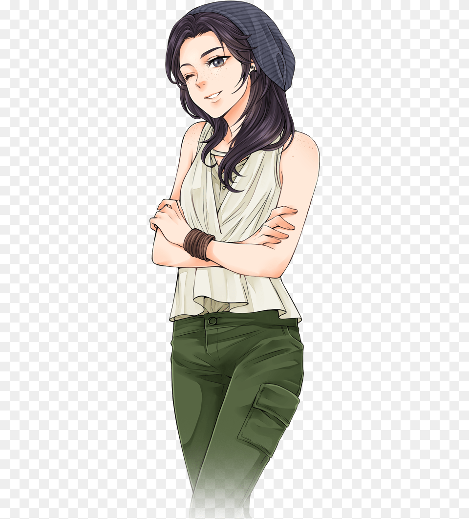 Anime Fan Made Casual Girl Oc, Publication, Book, Comics, Adult Free Png