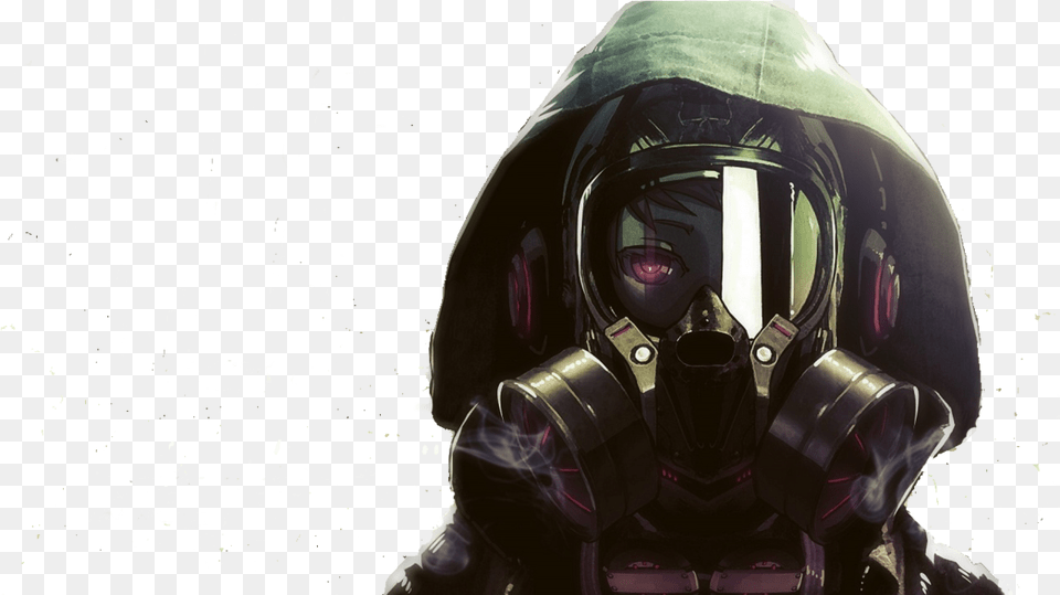 Anime Gas Mask 1 By Gas Mask Anime, Adult, Male, Man, Person Free Transparent Png