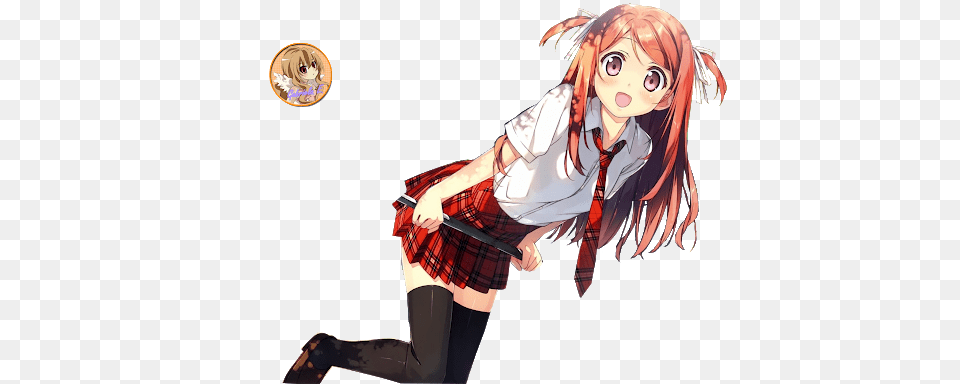 Anime Girl, Publication, Book, Comics, Adult Png Image