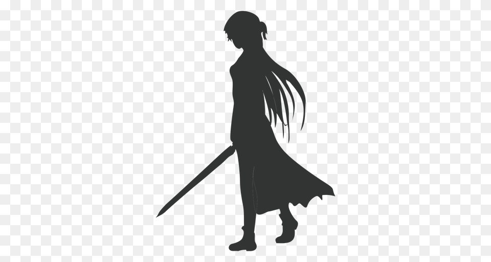 Anime Girl, Person, Head, Blade, Dagger Free Png