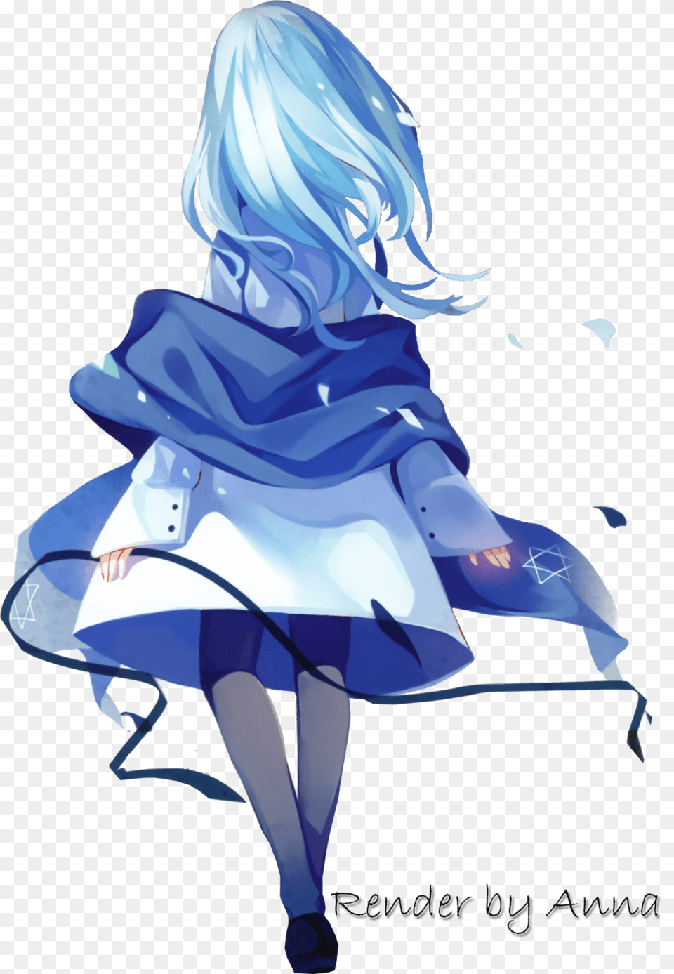 Anime Girl Back, Book, Comics, Publication, Adult Free Png