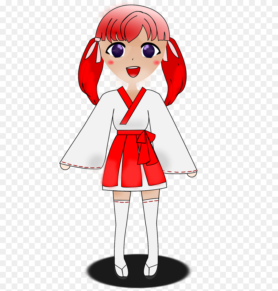 Anime Girl Clipart, Book, Formal Wear, Publication, Dress Free Transparent Png