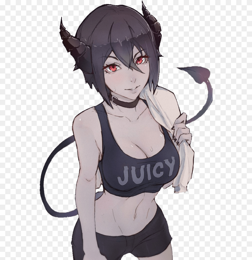 Anime Girl Cute Anime Demon Girl, Adult, Publication, Person, Female Png Image