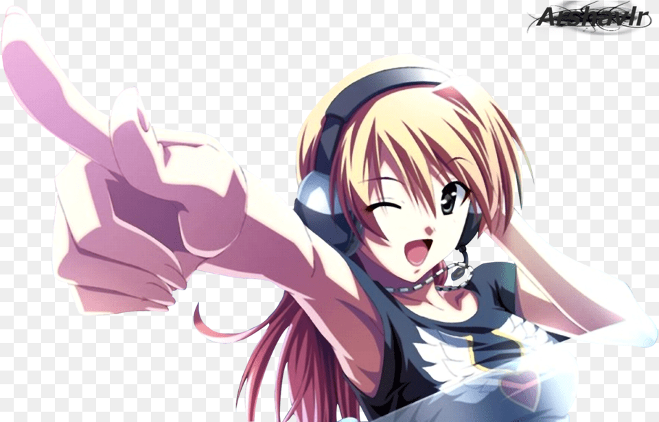 Anime Girl Dj Download Dj Anime Girl, Publication, Book, Comics, Adult Png