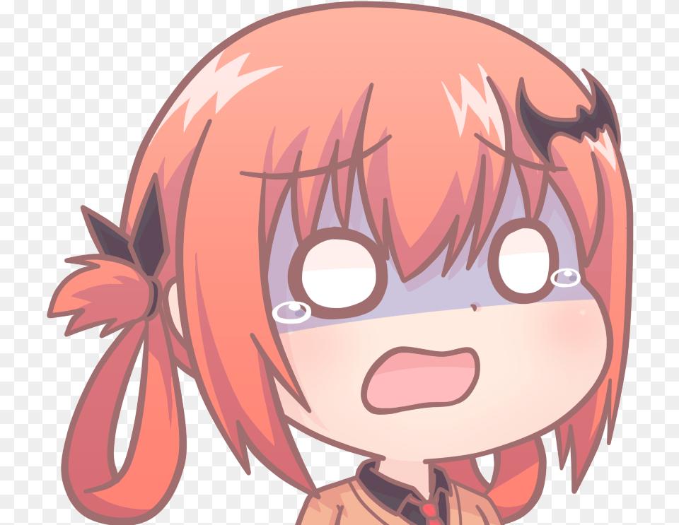 Anime Girl Face Gabriel Dropout Satania, Book, Comics, Publication, Baby Png